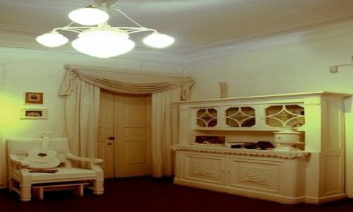 UKRAINA / Kijw / Andriejewskij Spusk (Zjazd) / Muzeum Michaia Buhakowa, jadalnia