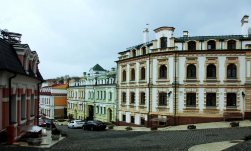 Zdjcie UKRAINA / Kijw / Elitarna dzielnica Vozdvizhenka / Ghost Town