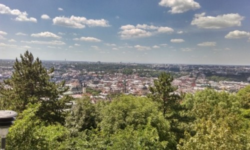 Zdjęcie UKRAINA / Lwów / kopiec uni lubelskiej / widok na Lwów