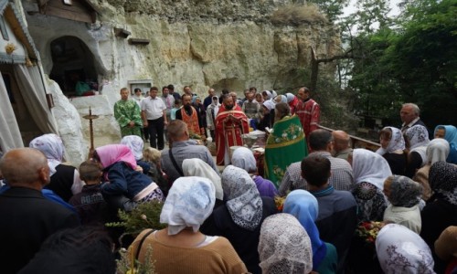 Zdjecie UKRAINA / Kamieniec Podolski / Bakota, Monaster w. Michaa Archanioa / Naboestwo