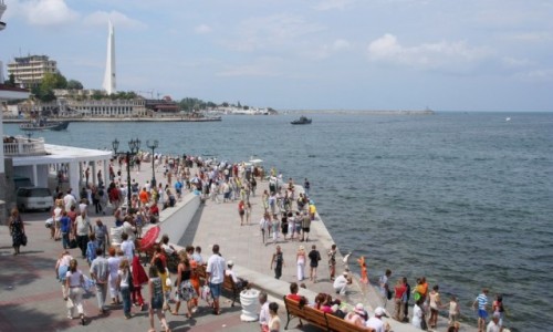 Zdjcie UKRAINA / Krym / Sewastopol / Sewastopol. Dzie Marynarki Wojennej.