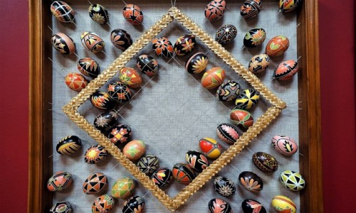 UKRAINA / Obwd Iwanofrankiwski / Muzeum pisanki w Koomyi / Eksponat