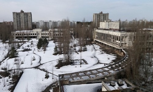 Zdjcie UKRAINA / obwd Kijowski / Czarnobyl/Prype / Prype-centrum