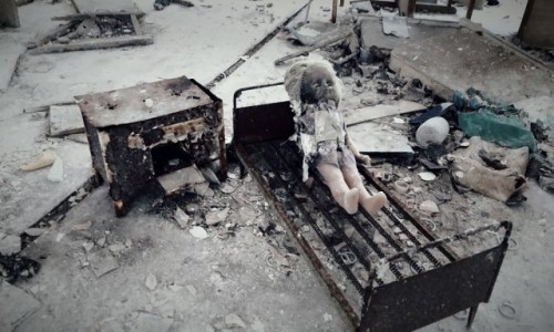 Zdjcie UKRAINA / obwd Kijowski / Czarnobyl/Prype / przedszkole