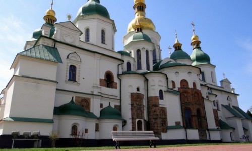 Zdjcie UKRAINA / Kijw / Sobr Mdroci Boej / Cerkiew na RTG