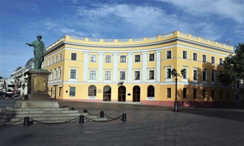 Zdjecie UKRAINA / Odessa / Bulwar nadmorski / Pomnik ksicia de Richelieu