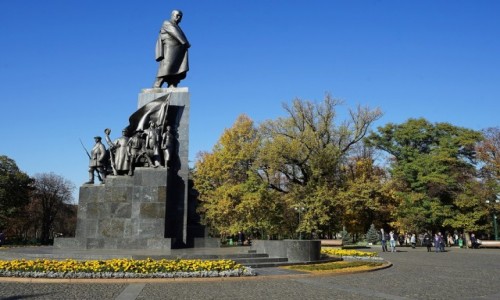 Zdjcie UKRAINA / Charkw / Park Szewczenki / Pomnik Tarasa Szewczenki