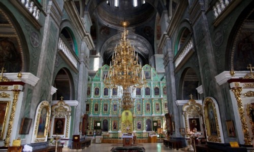 Zdjecie UKRAINA / Obwd czernihowski / Czernihw / Wntrze Soboru w. Trjcy