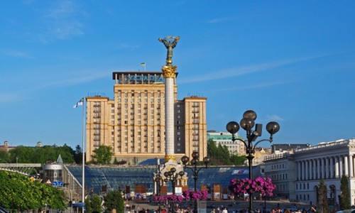 Zdjcie UKRAINA / Obwd kijowski / Kijw, Plac Niepodlegoci / Monument Niezalenoci 