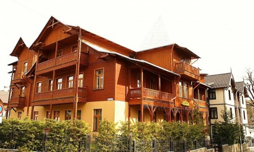 Zdjcie UKRAINA / Ukraina Zachodnia / Truskawiec / przedwojenna architektura Truskawca