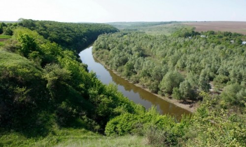 Zdjcie UKRAINA / Podole / Okopy w. Trjcy / Zbrucz w Okopach w. Trjcy