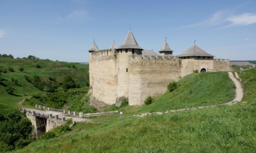 Zdjcie UKRAINA / Bukowina / Chocim / Zamek w Chocimiu