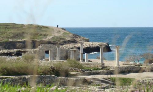 Zdjęcie UKRAINA / KRYM / Sewastopol-kolonia grecka / zabudowa antycznego Chersonesu