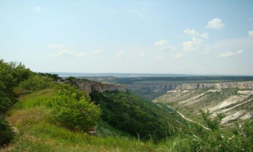 Zdjęcie UKRAINA / Półwysep Krymski / Czufut Kale / widok z Czufut
