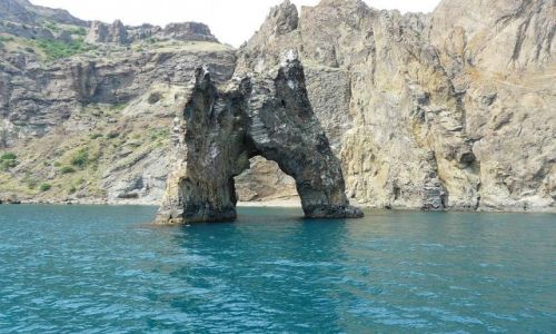 Zdjecie UKRAINA / Koktebel / park krajobrazowy Koktebel / Zote wrota 