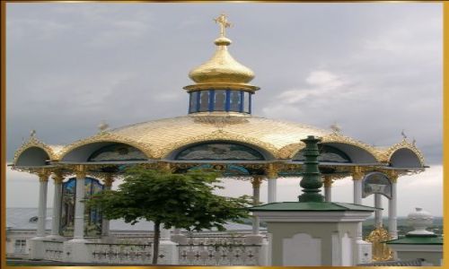 Zdjęcie UKRAINA / Ukraina / Poczajów / Kapliczka