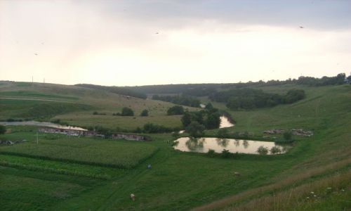 Zdjęcie UKRAINA / BUCZACZ / PODZAMECZEK,WIDOK NA rz.STRYPE / STRYPA
