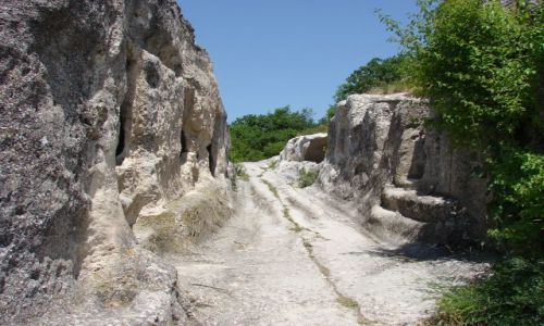 Zdjcie UKRAINA / Krym / Eski Kermen / kamienne miasto