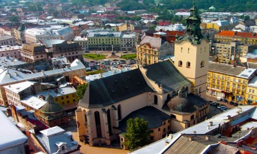 Zdjecie UKRAINA / Zachodnia Ukraina / Lwów / Katedra Łacińska we Lwowie.