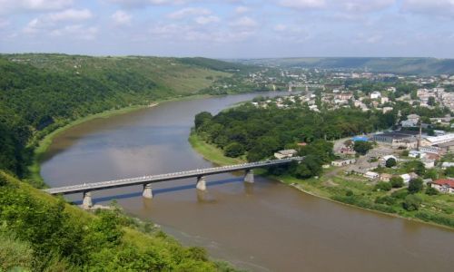 Zdjcie UKRAINA / Zach. Ukraina / Zaleszczyki / Zakole Dniestru/Zaleszczyki