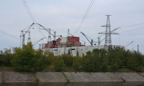 Zdjecie UKRAINA / - / - / Blok 5. i 6. Czarnobylskiej Elektrowni Atomowej