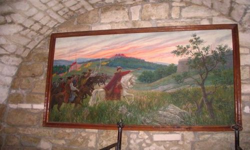 Zdjcie UKRAINA / Tarnopolski / Zbara / eksponat muzealny 