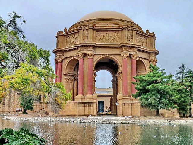 Zdjęcia: San Francisco, California, Palace of Fine Arts w San Francisco, USA Zdjęcia: San Francisco, California, Palace of Fine Arts w San Francisco, USA