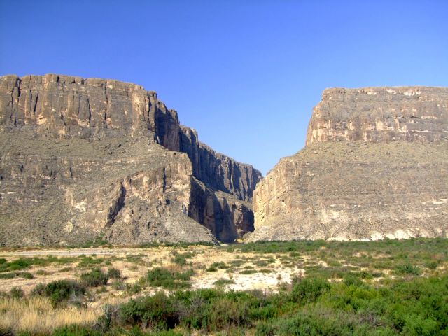 Zdjęcia: Texas / Big Bend NP / Santa Elena Canyon, wrota kanionu, USA Zdjęcia: Texas / Big Bend NP / Santa Elena Canyon, wrota kanionu, USA