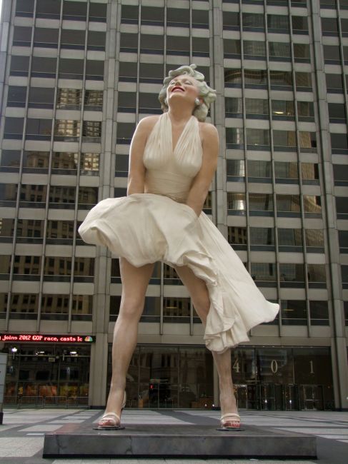 Zdjęcia: Illinois / Chicago, Marilyn Monroe, USA Zdjęcia: Illinois / Chicago, Marilyn Monroe, USA