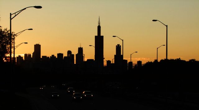 Zdjęcia: Illinois / Chicago, Chicago budzi sie ze snu, USA Zdjęcia: Illinois / Chicago, Chicago budzi sie ze snu, USA