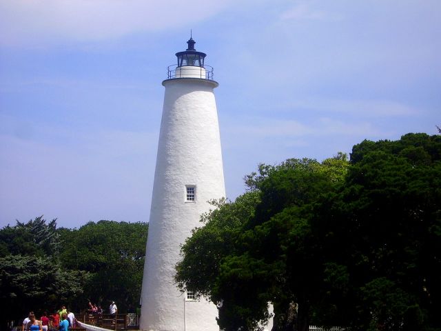Zdjęcia: Outer Banks, North Carolina, latarnia morska na Ocracoke Island, USA Zdjęcia: Outer Banks, North Carolina, latarnia morska na Ocracoke Island, USA