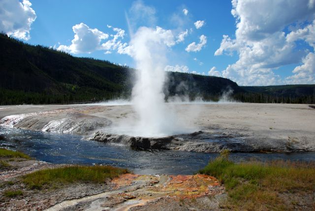 Zdjęcia: Yellowstone, Wyoming, Black Sand Gayser, USA Zdjęcia: Yellowstone, Wyoming, Black Sand Gayser, USA