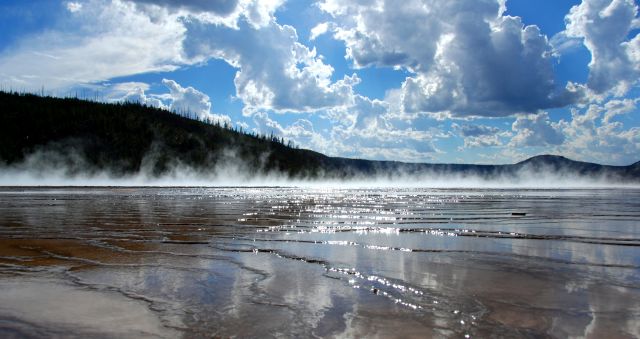 Zdjęcia: Yellowstone, Wyoming, Gayser basin, USA Zdjęcia: Yellowstone, Wyoming, Gayser basin, USA