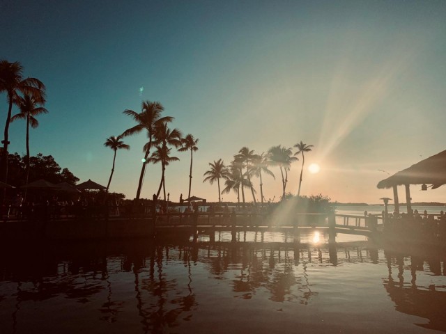 Zdj cia: Islamorada, Floryda, Zachd soca na Islamorada, USA
