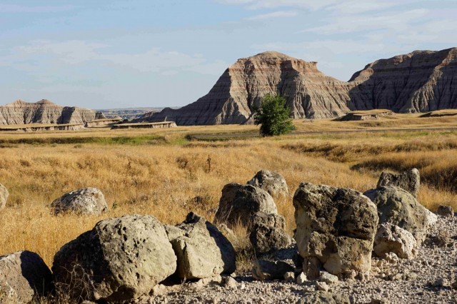 Zdj cia: Park Narodowy Badlands, Poudniowa Dakota, W drodze przez park, USA