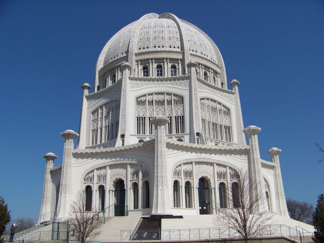 Zdjęcia: Illinois, swiatynia Baha`i w Wilmette, USA Zdjęcia: Illinois, swiatynia Baha`i w Wilmette, USA