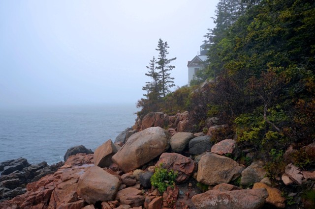 Zdj cia: Acadia National Park, Maine, Latarnia morska Bass Harbor, USA