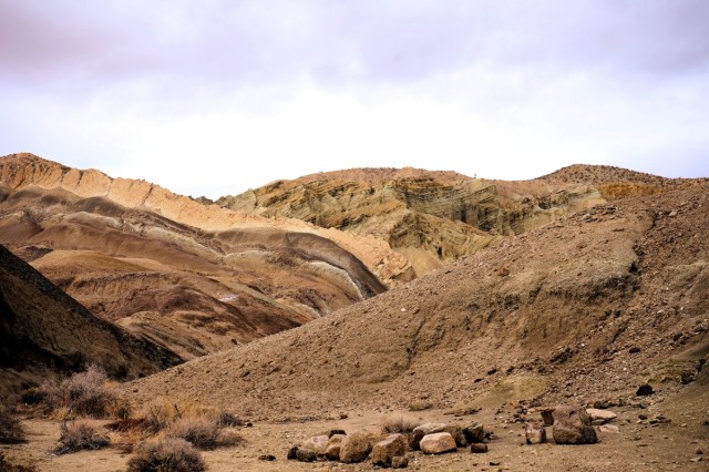 Zdj cia: Pustynia Mojave, Kalifornia, Rainbow Basin Natural Area, USA