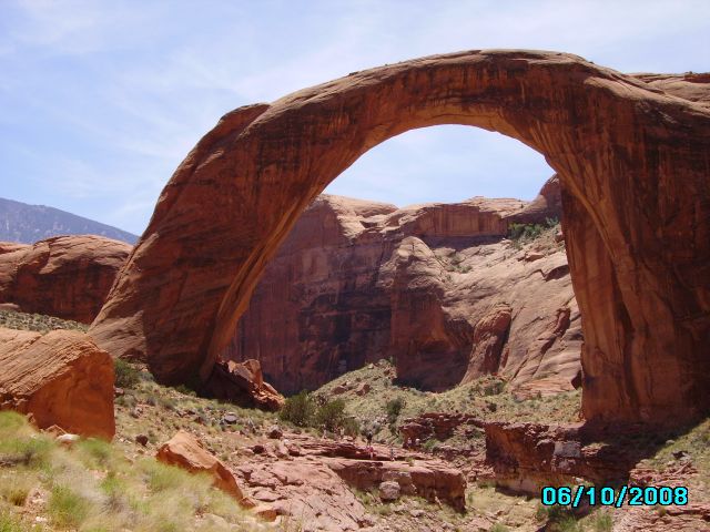 Zdjęcia: Najwiekszy naturalny most na świecie, Arizona, Rainbow Bridge, USA Zdjęcia: Najwiekszy naturalny most na świecie, Arizona, Rainbow Bridge, USA