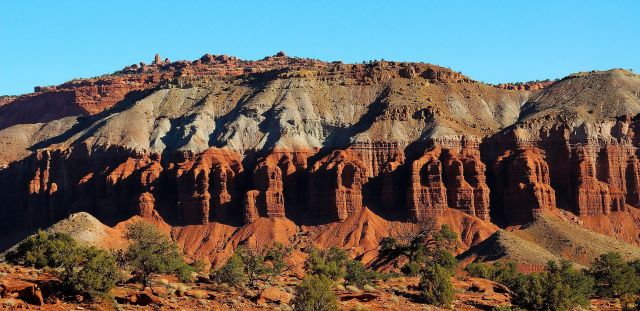 Zdjęcia: Capitol Reef National Park, Utah, filary.., USA Zdjęcia: Capitol Reef National Park, Utah, filary.., USA
