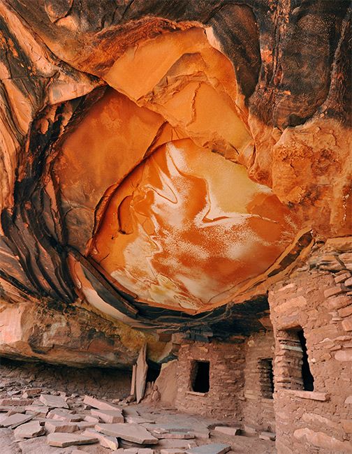 Zdjęcia: Road Canyon, Utah, Fallen Roof, USA Zdjęcia: Road Canyon, Utah, Fallen Roof, USA