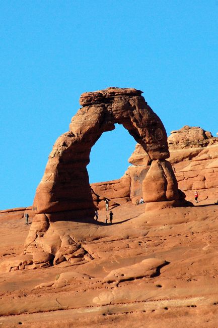 Zdjęcia: Arches National Park / Delicate Arch, Utah, Samotny łuk..., USA Zdjęcia: Arches National Park / Delicate Arch, Utah, Samotny łuk..., USA
