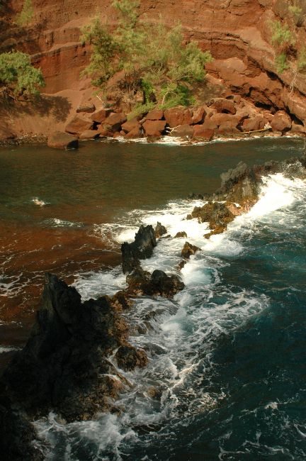 Zdjęcia: Red Sand Beach, Hawaje/Maui, niebezpieczna zatoka, USA Zdjęcia: Red Sand Beach, Hawaje/Maui, niebezpieczna zatoka, USA