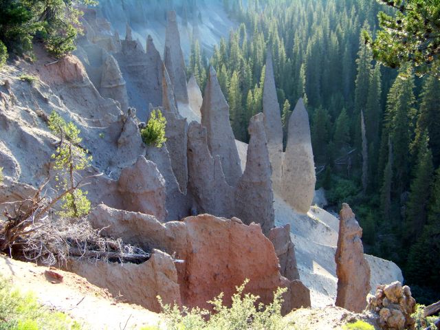 Zdjęcia: Oregon / Crater Lake, Pinnacles 4, USA Zdjęcia: Oregon / Crater Lake, Pinnacles 4, USA