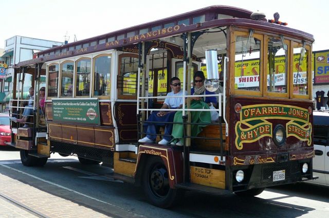 Zdjęcia: San Francisco, Kalifornia, tramwaj na kołach, USA Zdjęcia: San Francisco, Kalifornia, tramwaj na kołach, USA
