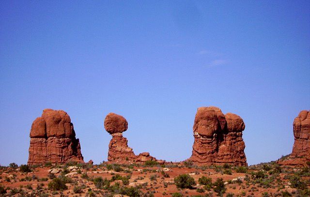 Zdjęcia: Arches Nat. Park, Arizona, Balanced Rock , USA Zdjęcia: Arches Nat. Park, Arizona, Balanced Rock , USA