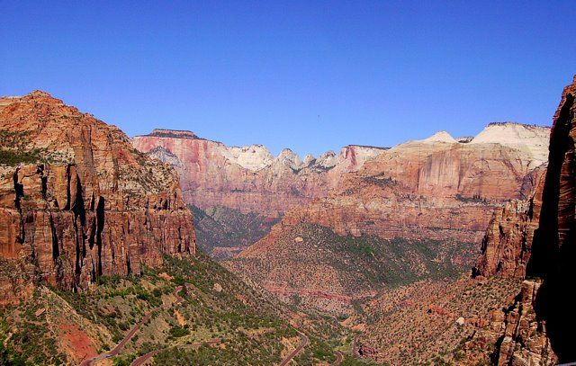 Zdjęcia: park Zion, Utah, ZION Nat. Park - panorama, USA Zdjęcia: park Zion, Utah, ZION Nat. Park - panorama, USA
