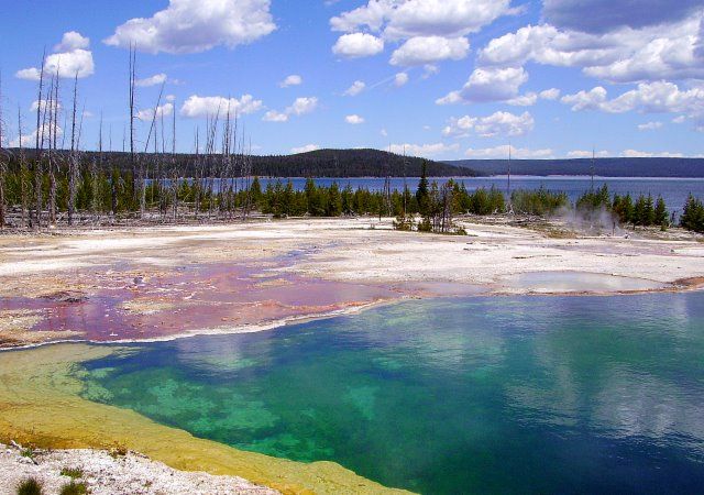 Zdjęcia: Yellowstone Nat. Park, Wyoming, kolory Yellowstone, USA Zdjęcia: Yellowstone Nat. Park, Wyoming, kolory Yellowstone, USA