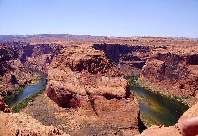 Zdjęcia: w pobliżu Page, Arizona, zakola rzeki Kolorado, USA Zdjęcia: w pobliżu Page, Arizona, zakola rzeki Kolorado, USA