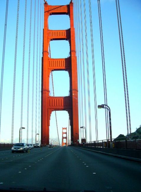 Zdjęcia: San Francisko, Kalifornia, jadąc przez Golden Gate, USA Zdjęcia: San Francisko, Kalifornia, jadąc przez Golden Gate, USA